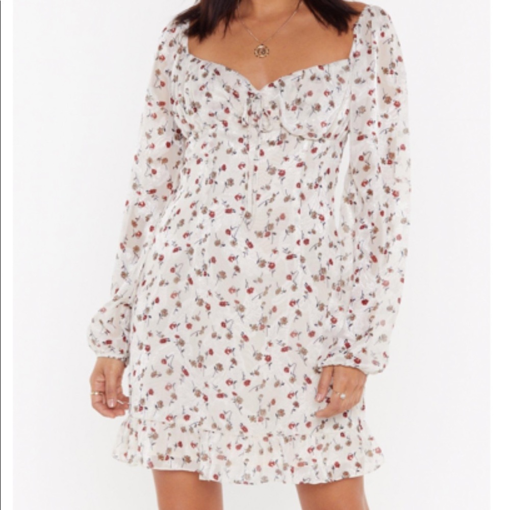 nasty gal floral dress